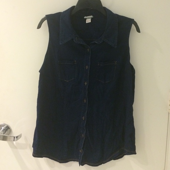 Soft denim tank top