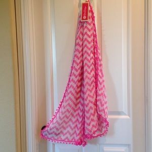 Lilly Pulitzer for target pink chevron scarf