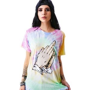 UNIF Pray Hard T shirt