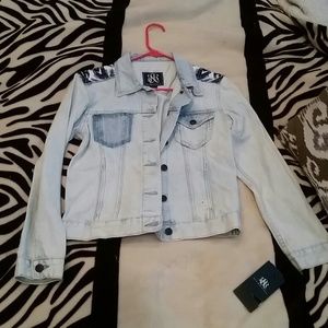 Rock & Republic  native spring Jean jacket NWT S