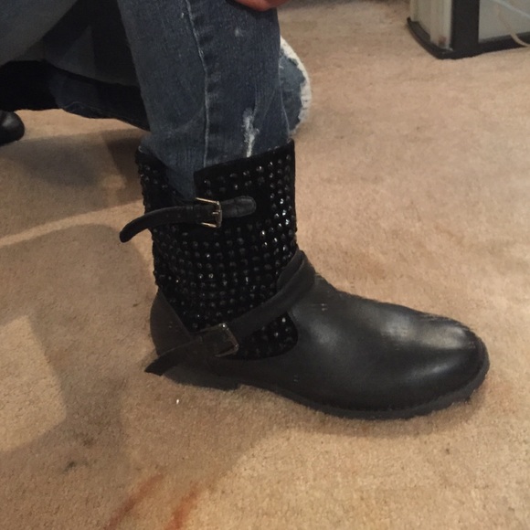 Embellished Ankle Boots