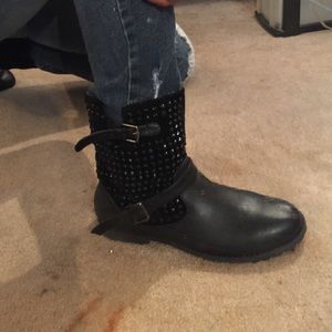 Embellished Ankle Boots