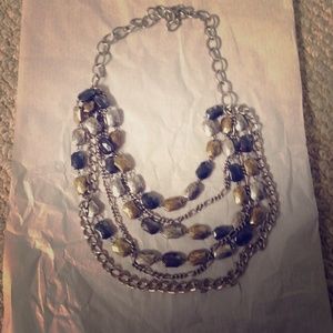 Chained Mixed Metal layered necklace!