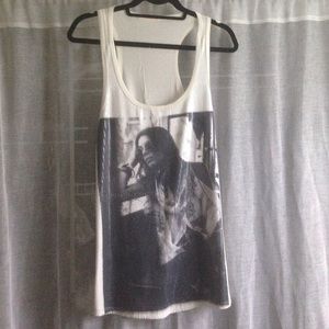 Racer back sequin top