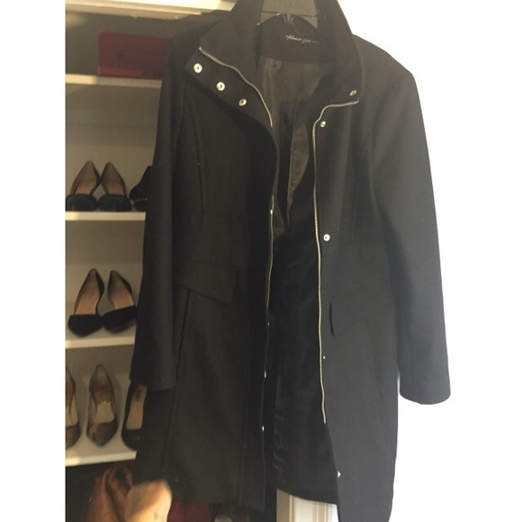 Kenneth Cole Jackets & Blazers - KENNETH COLE LONG PEACOAT WITH ZIPPER