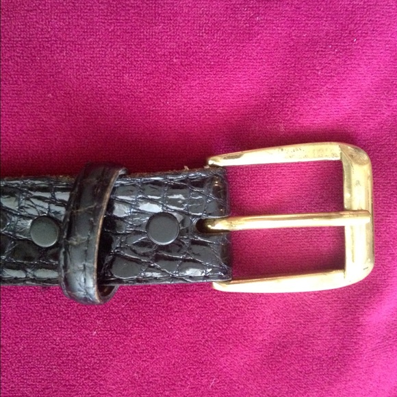 Genuine Alligator Skin Belt main image 4