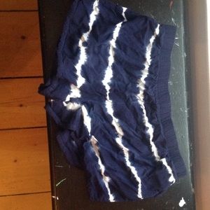 Tie dye shorts