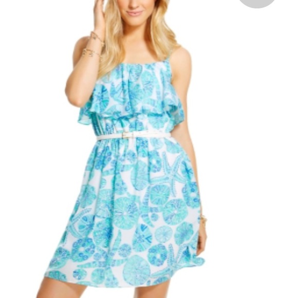 🚫SOLD🚫Lilly Pulitzer 4 target Flounce Dress Sea