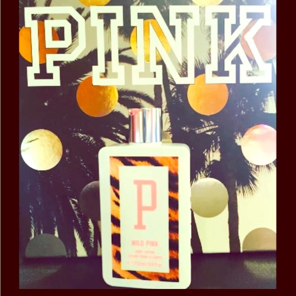 Wild pink lotion, limited edition.