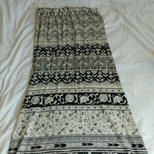 Billabong printed maxi skirt