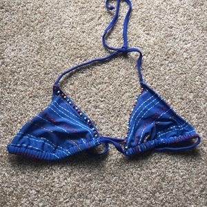 Blue Bikini Top