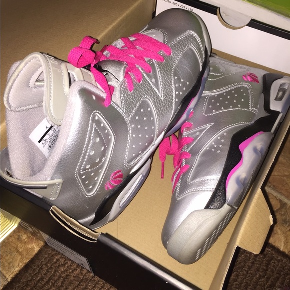 Jordan Pink and silver Valentine's Day edition