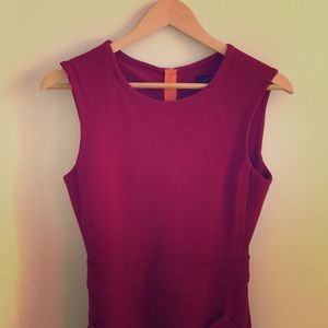 ZARA Red Scoop Neck Dress *XS*