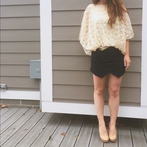 NEW BCBG Black Skirt