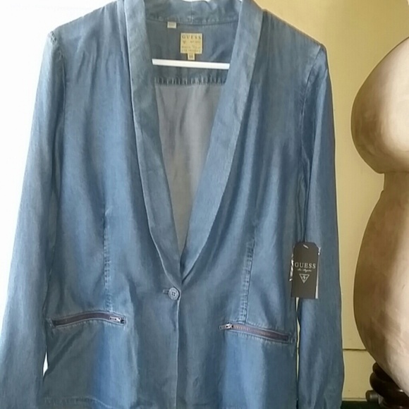Guess denim blazer (NEW)