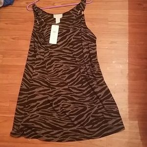 Zebra swimsuit coverup