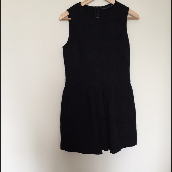 black embossed dress in good condition