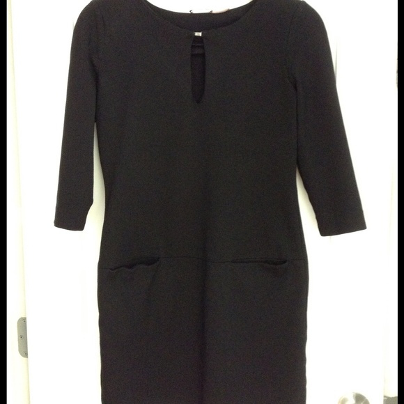 Medium weight black dress