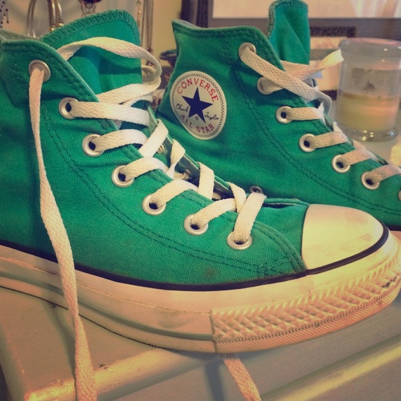 bright colored converse