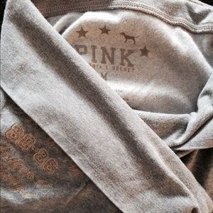 VS Pink Super Soft Velour Plush Pants