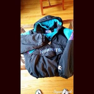 1990's charlotte hornets starter jacket