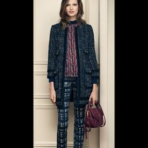 Tory burch tweed coat