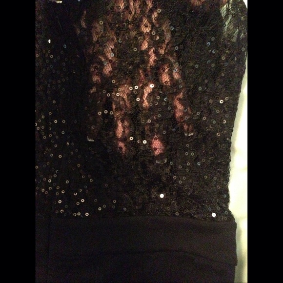 Black Sparkly Romper - Picture 2 of 4