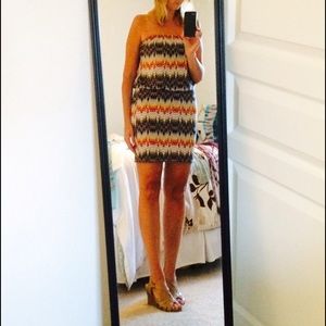 Short strapless dress
