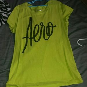 Cute green aero shirt!