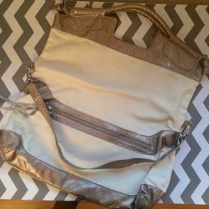 Foley + Corinna Mid City Tote in Cream/Gold