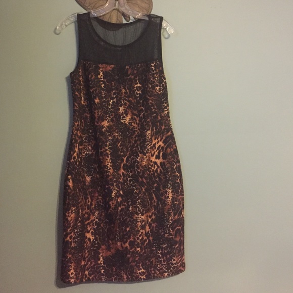 Leopard print dress