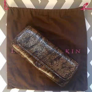 Lauren Merkin Metallic Snack Clutch