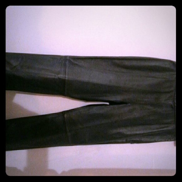 Leather pants