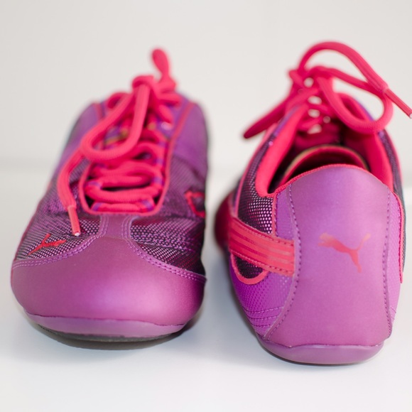 Puma Pink and Purple Running Shoes