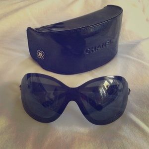 Chanel Sunglasses with flower sides