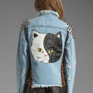 UNIF Cat Denim Jacket