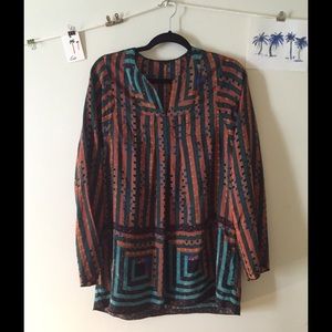 **SALE** Anna Sui silk tunic