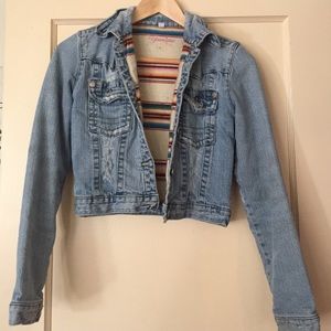 Vintage Crop Denim Jacket