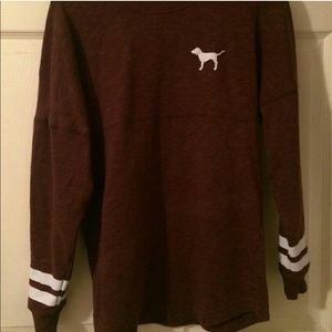 Victoria secret pink varsity crew