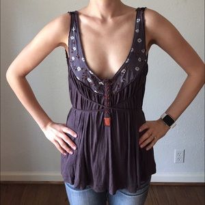 💜SALE💜 Free People embellished tank