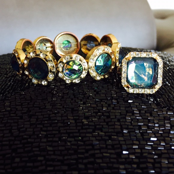 Galactic Tortoise bracelet and fashion ring. - Picture 1 of 3