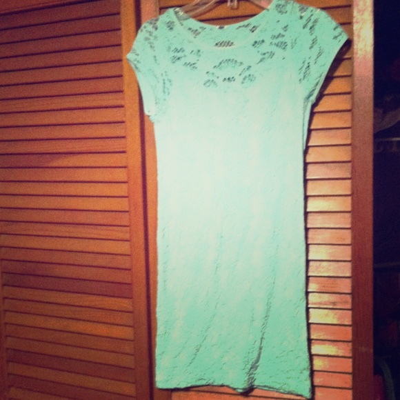 Reduced Sexy Mint lace dress! Final sale!! 💯✔️
