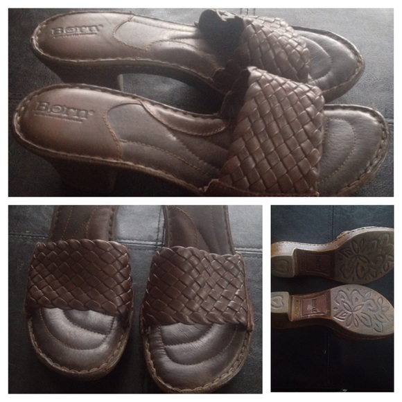 Dark brown sandals