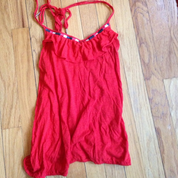 American Eagle orange racerback top - Picture 1 of 3