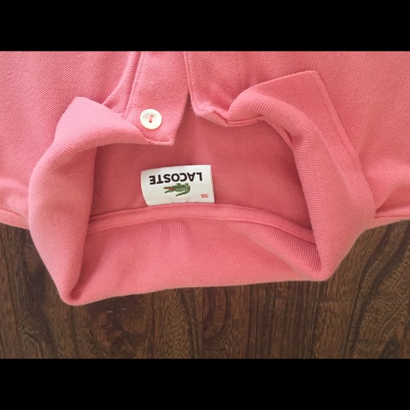 LaCoste Polo - pink, size 38 - Picture 2 of 2