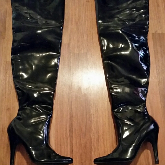 ~Curtain Call~ Black Thigh Hi fashion passion