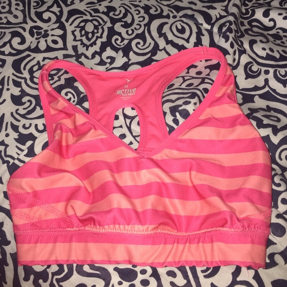 Pink Sports bra