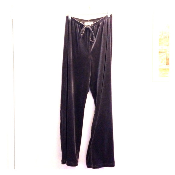 Dressy soft velour-y pants - Picture 1 of 4