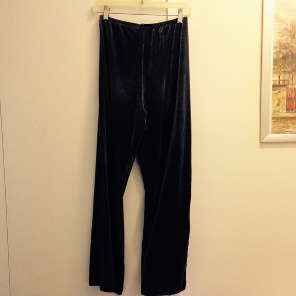 Dressy soft velour-y pants - Picture 2 of 4