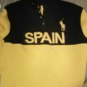 Ralph lauren polo black & gold sweatshirt